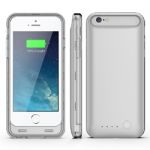 iPhone 6 Battery Case with MFI 2400mAh Silver