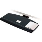 3M Knob Adjustable Keyboard Tray - 25.5in Width x 12in Depth - Black