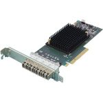 ATTO Quad-Channel 16Gb/s Gen 6 Fibre Channel PCIe 3.0 Host Bus Adapter - PCI Express 3.0 x8 - 16 Gbit/s - 4 x Total Fibre Channel Port(s) - 4 x LC Port(s) - Plug-in Card