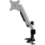 Amer Mounts Articulating Single Monitor Arm for 15in-26in LCD/LED Flat Panel Screens - Supports up to 22lb monitors  +90/- 20 degree tilt and VESA 75/100