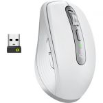 Logitech 910-006215 MX Anywhere 3 for Business Mouse Wireless Bluetooth USB-A 4000 dpi Scroll Wheel Pale Gray