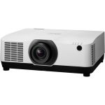 Sharp NEC Display NP-PA804UL-W-41 3D Ready LCD Projector - 16:10 - Wall Mountable - White - High Dynamic Range (HDR) - 1920 x 1200 - Front  Rear  Ceiling - 1080p - 20000 Hour Normal Mod