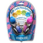 Maxell Kids Safe Headphones - Stereo - Mini-phone (3.5mm) - Wired - 32 Ohm - 14 Hz 20 kHz - Over-the-head - Binaural - Semi-open - 4 ft Cable