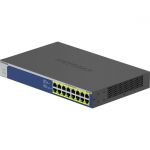 Netgear GS516PP-100NAS Ethernet Switch 16 Ports 260 W PoE Budget Layer 2 316.10 W Power Consumption Desktop & Rackmount