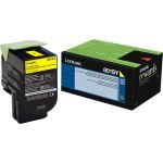 Lexmark Unison 801SY Toner Cartridge - Laser - Standard Yield - 2000 Pages - Yellow - 1 Each