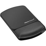 Fellowes Mouse Pad / Wrist Support with Microban&reg; Protection - 0.88in x 6.75in x 10.13in Dimension - Graphite - Polyester  Gel - Wear Resistant  Tear Resistant  Skid Proof - 1 Pack