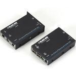 Black Box ServSwitch Wizard SRX DVI-D/USB Extender  Single-Head - 1 Computer(s) - 1 Remote User(s) - 196 ft Range - 3840 x 2400 Maximum Video Resolution - 2 x Network (RJ-45) - 3 x USB