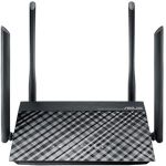 Asus RT-AC1200 IEEE 802.11ac Ethernet Wireless Dual-Band USB Router 2.4Ghz 300Gbps/5Ghz 867Gbps 4x Antenna