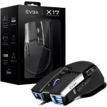 EVGA 903-W1-17BK-KR X17 Gaming Mouse 16000DPI10 Buttons 5 Profiles Ergonomic Black