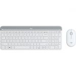 Logitech 920-009443 MK470 Slim Wireless Keyboard and Mouse Combo White
