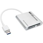 Tripp Lite U352-000-MD-AL USB 3.0 SuperSpeedMulti-Drive Memory Card Reader/Writer Aluminum 5Gbps