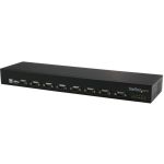 StarTech.com USB to Serial Hub - 8 Port - COM Port Retention - Rack Mount and Daisy Chainable - FTDI USB to RS232 Hub - Convert a USB port into 8 RS232 serial ports in an industrial rac