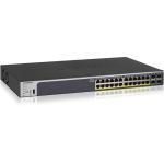 Netgear ProSafe GS728TPP-200NAS 24-port Gigabit PoE+ 380W Smart Switch managed + 4x-SFP  Rack-mountable