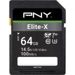 PNY Elite-X 64 GB Class 10/UHS-I (U3) SDXC - 100 MB/s Read