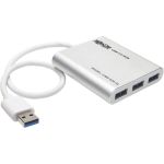Tripp Lite 4-Port Portable USB 3.0 SuperSpeed Mini Hub Laptop Chromebook - USB - External - 4 USB Port(s) - 4 USB 3.0 Port(s)
