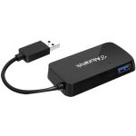 Aluratek 4-Port USB 3.0 SuperSpeed Hub with Attached Cable - USB - External - 4 USB Port(s) - 4 USB 3.0 Port(s)