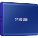 Samsung T7 MU-PC1T0H/AM 1 TB Portable Solid State Drive - External - PCI Express NVMe - Indigo Blue