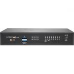 SonicWall TZ370 Network Security/Firewall Appliance - 8 Port - 10/100/1000Base-T - Gigabit Ethernet - DES  3DES  MD5  SHA-1  AES (128-bit)  AES (192-bit)  AES (256-bit) - 8 x RJ-45 - 2