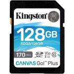 Kingston Canvas Go! Plus 128 GB Class 10/UHS-I (U3) SDXC - 170 MB/s Read - 90 MB/s Write