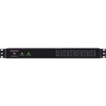 CyberPower RKBS15S6F12R Rackbar 18 - Outlet Surge with 3600 J - Clamping Voltage 400V  15 ft  NEMA 5-15P  Straight  EMI/RFI Filtration  Black  Lifetime Warranty