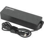 Manhattan USB-C Power Delivery Laptop Charger - 100 W - 100 W - 120 V AC  230 V AC Input - 5 V DC/5 A  9 V DC  12 V DC  15 V DC  20 V DC Output - Black