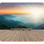 Fellowes Recycled Mouse Pad - Mountain Sunrise - Mountain Sunrise - 8in x 9in x 0.06in Dimension - Multicolor - Rubber - Slip Resistant  Scratch Resistant  Skid Proof - 1 Pack