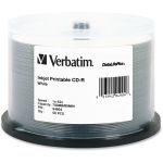 Verbatim CD-R 700MB 52X DataLifePlus White Inkjet Printable - 50pk Spindle - Printable - Inkjet Printable