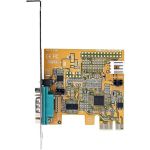 StarTech.com PCI Express Serial Card  PCIe to RS232 (DB9) Serial Interface Card  16C1050 UART  COM Retention  Low Profile  Windows & Linux - Connect a serial RS232 (DB9) device using th