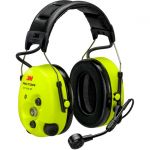 Peltor WS ProTac XPI Headset - Stereo - AUX - Wired/Wireless - Bluetooth - Over-the-head - Binaural - Ear-cup - Noise Cancelling Microphone - Bright Yellow