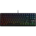 CHERRY G80 3000N RGB TKL Wired Mechanical Keyboard - Compact Black  MX SILENT RED Keyswitch - for Office/Gaming