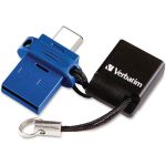 16GB Store 'n' Go Dual USB 3.0 Flash Drive for USB-C&trade; Devices - Blue - 16GB - Blue