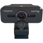 Creative Labs 73VF090000000 Live! Cam Sync V3 2K QHD USB Webcam 4X Digital Zoom Privacy Lens 2 Mics PC/Mac