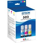 Epson T502520-S T502 Multi-Color Ink Cartridges Inkjet Cyan Magenta Yellow 3 Pack