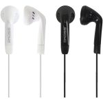 Koss KE7 Earbuds - Stereo - Black  White - Mini-phone (3.5mm) - Wired - 16 Ohm - 60 Hz 20 kHz - Earbud - Binaural - In-ear - 4 ft Cable