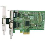 Brainboxes 2 Port RS232 Low Profile PCI Express Serial Card - Low-profile Plug-in Card - PCI Express - PC - 2 x Number of Serial Ports External - TAA Compliant