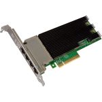 Intel X710T4BLK Quad-port 10GBASE-T Converged Network Adapter PCI Express 3.0 x8 4 Ports RJ45 Bulk