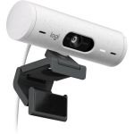 Logitech BRIO 505 Webcam - 4 Megapixel - 60 fps - Off White - USB Type C - TAA Compliant - 1920 x 1080 Video - Auto-focus - 4x Digital Zoom - Microphone - Notebook  Display Screen  Moni