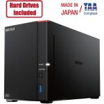 Buffalo LinkStation 720D 16TB Hard Drives Included (2 x 8TB  2 Bay) - Hexa-core (6 Core) 1.30 GHz - 2 x HDD Supported - 2 x HDD Installed - 16 TB Installed HDD Capacity - 2 GB RAM - Ser