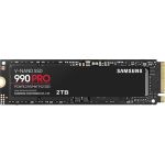 Samsung MZ-V9P2T0B/AM 990 PRO 2TB NVMe Solid State Drive PCIe 4.0 M.2 2280 Reads Up to 7450 MB/s Writes Up to 6900 MB/s