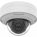 Hanwha QNV-C8012 5 Megapixel Outdoor Network Camera - Color - Dome - White - Infrared Night Vision - H.265  H.264  MJPEG  H.265M  H.265H  H.264H  H.264M - 2592 x 1944 - 2.40 mm Fixed Le