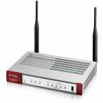 ZYXEL USG FLEX 50AX Network Security/Firewall Appliance - 5 Port - 10/100/1000Base-T - Gigabit Ethernet - 43.75 MB/s Firewall Throughput - Wireless LAN IEEE 802.11 a/b/g/n/ac/ax - DES