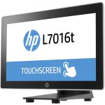 HP L7016t 15.6in LCD Touchscreen Monitor - 16:9 - 8 ms On/Off - Projected Capacitive - 1366 x 768 - WXGA - Black - 3 Year