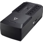 V7 UPS 550VA Desktop with 10 Outlets (UPS1DT550-1N) - Desktop - 8 Hour Recharge - 2 Minute Stand-by - 120 V AC Input - 10