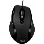 Adesso iMouse G2 - Ergonomic Optical Mouse - Optical - Cable - Black - USB - 2400 dpi - Scroll Wheel - 6 Button(s) - Right-handed Only