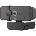 4XEM Webcam - 3 Megapixel - 30 fps - Black - USB 2.0 Type A - 1920 x 1080 Video - Fixed Focus - Microphone - Computer  Monitor - Windows 10