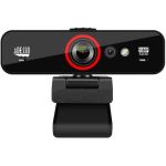 Adesso CyberTrack F1 Webcam - 2.1 Megapixel - 30 fps - USB 2.0 - 1920 x 1080 Video - CMOS Sensor - Fixed Focus - Microphone - Monitor  Notebook  TV - Windows 10