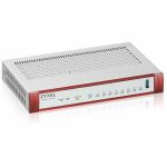 ZYXEL ZyWALL USG FLEX 100H Network Security/Firewall Appliance - 8 Port - 1000Base-T - Gigabit Ethernet - 375 MB/s Firewall Throughput - SSL  DES  3DES  AES (256-bit)  MD5  SHA-1  SHA-2