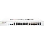 Fortinet FortiGate 100F Network Security/Firewall Appliance - 22 Port - 10GBase-X  1000Base-T  1000Base-X - 10 Gigabit Ethernet - AES (256-bit)  SHA-256 - 500 VPN - 21 x RJ-45 - 10 Tota
