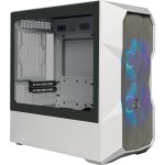 Cooler Master MasterBox TD300 Mesh Computer Case - Mini-tower - White - Steel  Mesh  Plastic  Tempered Glass - 4 x Bay - 2 x 4.72in x Fan(s) Installed - 0 - Mini ITX  Micro ATX Motherbo