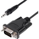 StarTech.com 9M351M-RS232-CABLE 3ft (1m) DB9 to 3.5mm Serial Cable for Serial Device Configuration